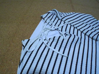 ８６）790円バックリボンボーダートップス