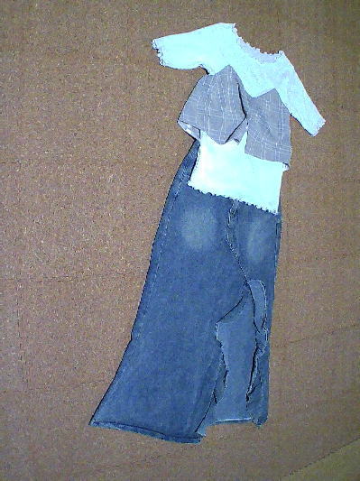 90)6,853円マーメイドデニムスカートDタイプ