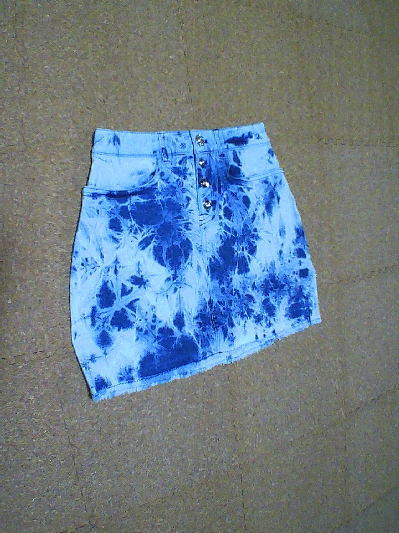 ９１）501円マーブルデニムスカート