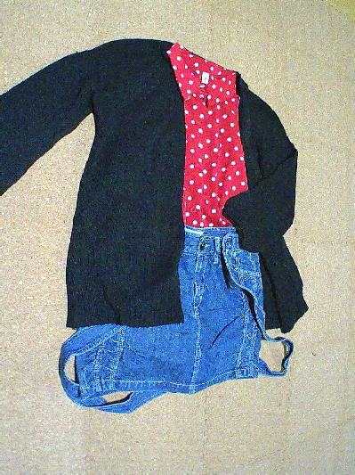 101）2,000円ノーボタンカーデガン黒