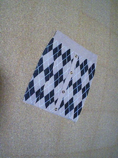 103)402円アーガイル柄ミニスカート