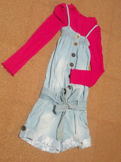 104)560円デニムオーバーオール