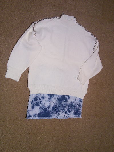 105）501円マーブルデニムスカート２