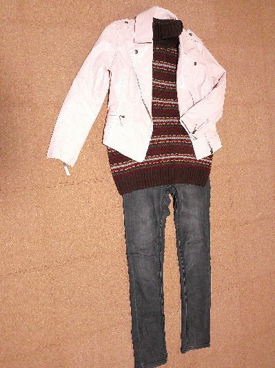 108)470円茶のタートルセーター