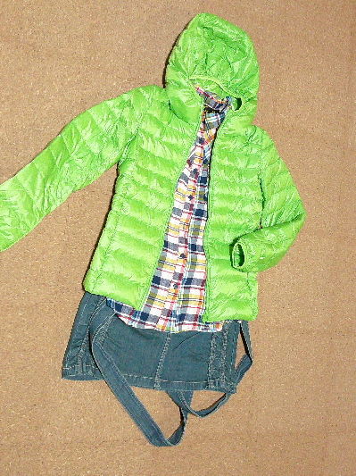 110)1000円カラフルダウンジャケット2