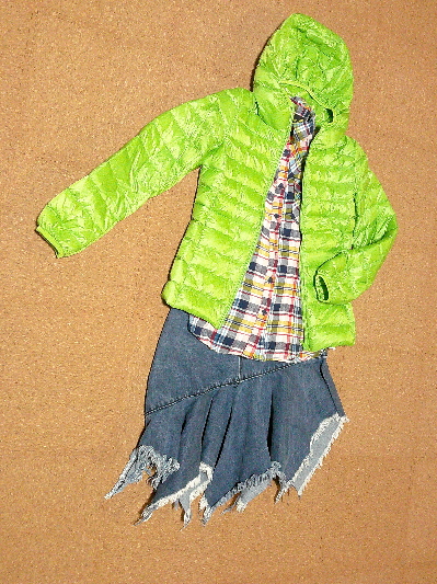 110)1000円カラフルダウンジャケット2