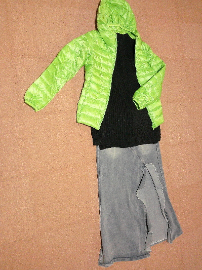 110)1000円カラフルダウンジャケット2