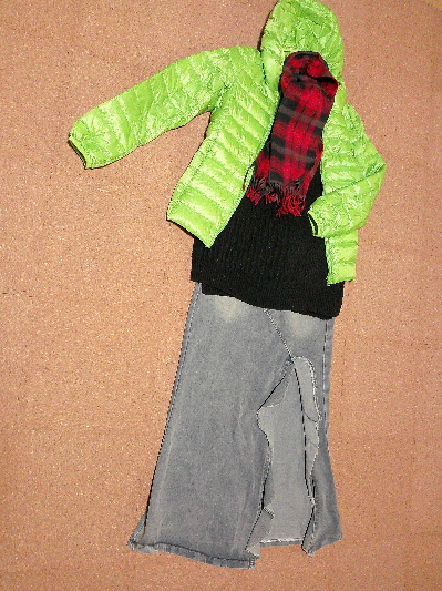 110)1000円カラフルダウンジャケット2