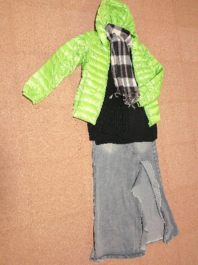 110)1000円カラフルダウンジャケット2