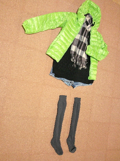 110)1000円カラフルダウンジャケット2