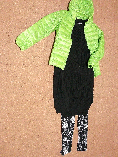 110)1000円カラフルダウンジャケット2