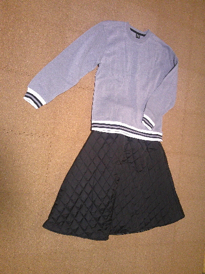 112)1,380円ダウンのマキシ丈スカート