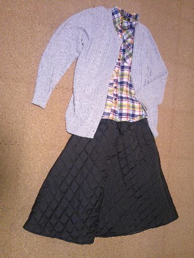 112)1,380円ダウンのマキシ丈スカート