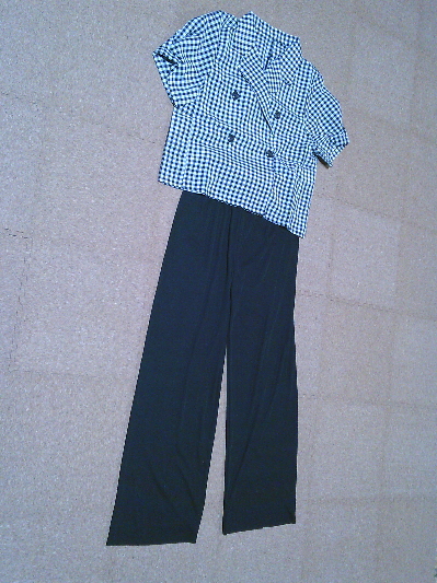 114）550円ギンガムチェックジャケット