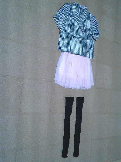 114）550円ギンガムチェックジャケット