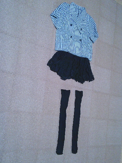 114）550円ギンガムチェックジャケット