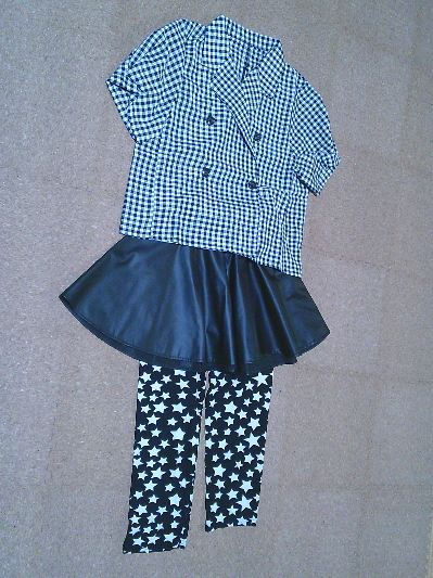 114）550円ギンガムチェックジャケット