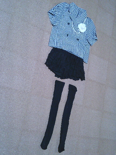 115)550円ギンガムチェックジャケット2