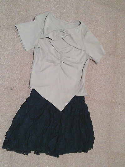 120）286円フロントハートTシャツ