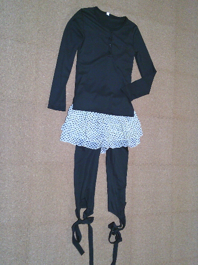 126）140円ドットフリル・ペチパン２