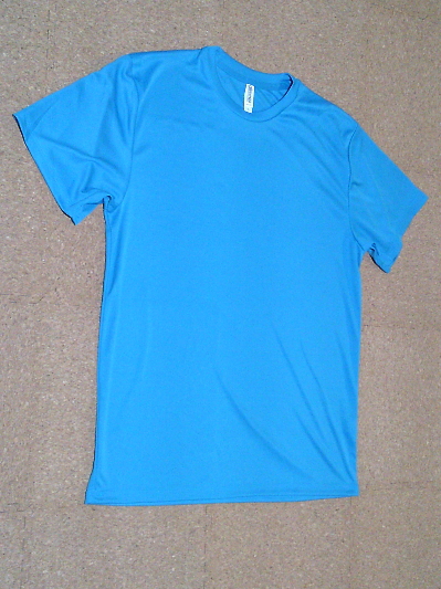 134)365円大きいサイズTシャツ・ブルー