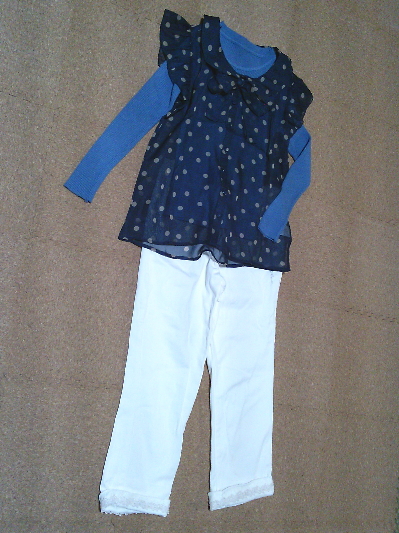 136)582円ニット・ブルー