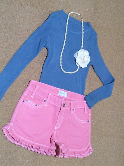 136)582円ニット・ブルー