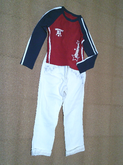 138)578円スターサイドライン・ロングTシャツ