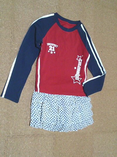 138)578円スターサイドライン・ロングTシャツ