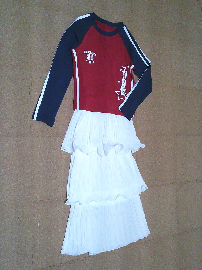 139）578円スターサイドライン・ロングTシャツ２