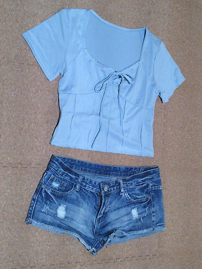 146)660円フロントリボントップス・ライトブルー