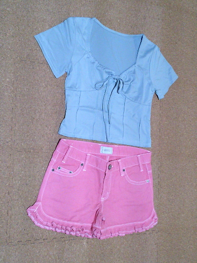 146)660円フロントリボントップス・ライトブルー