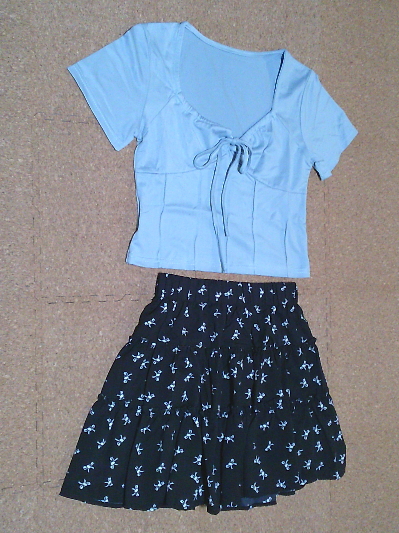 146)660円フロントリボントップス・ライトブルー