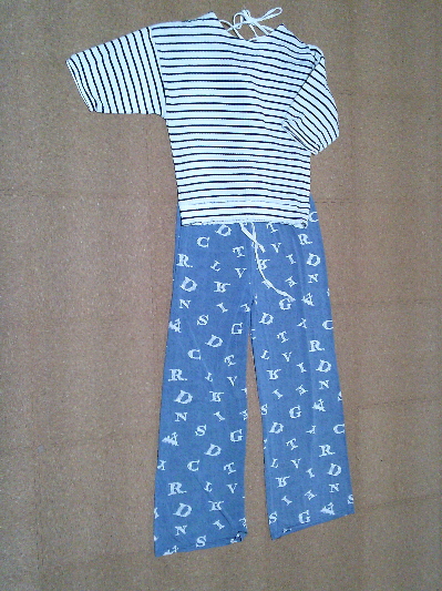 150)653円デニム風イージーパンツ