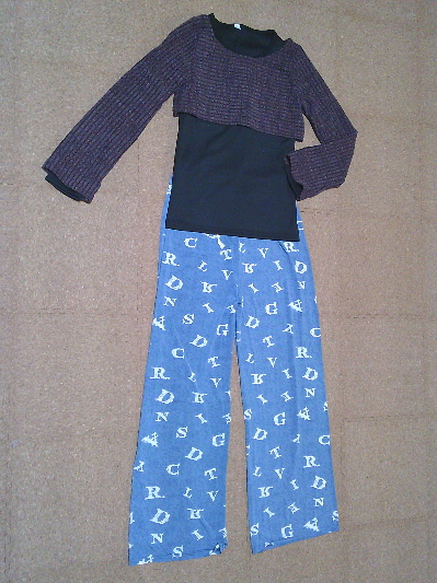 151)653円デニム風イージーパンツ2