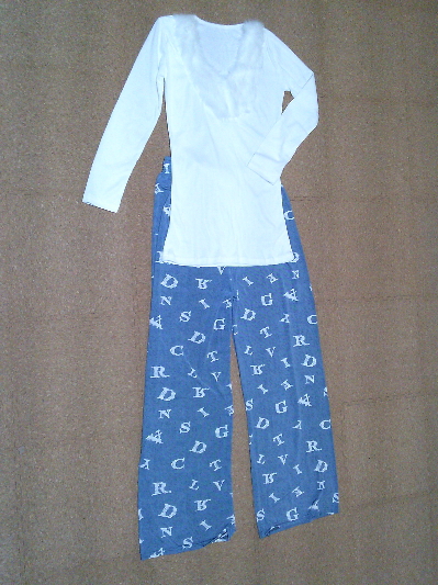 151)653円デニム風イージーパンツ2