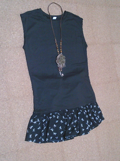 157)590円ノースリカットソー黒2