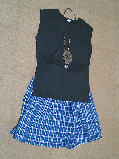 157)590円ノースリカットソー黒2