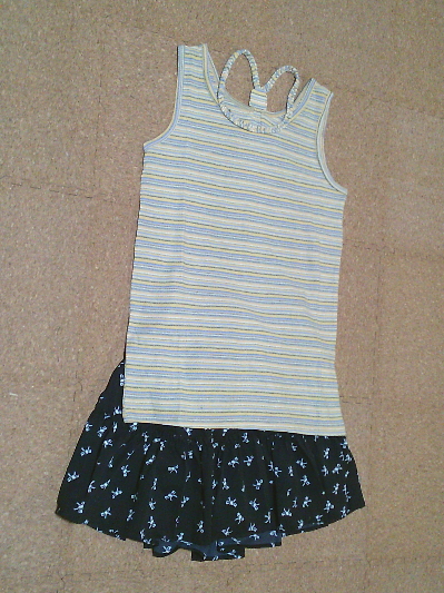 168)590円ボーダータンクトップ