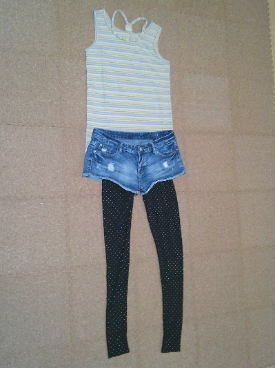 168)590円ボーダータンクトップ