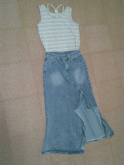 168)590円ボーダータンクトップ