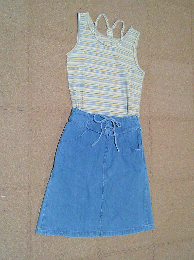 168)590円ボーダータンクトップ