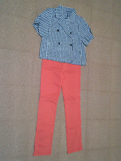 171)649円スキニーパンツ・オレンジ2