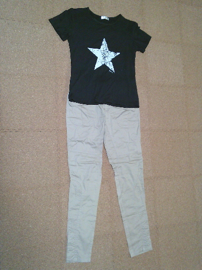 172)裾ボタンスリムサルエルパンツ