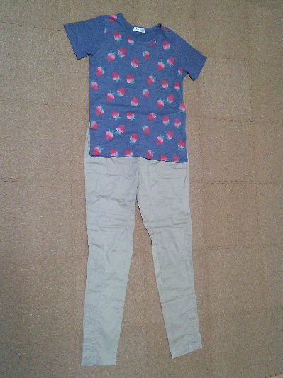 172)裾ボタンスリムサルエルパンツ