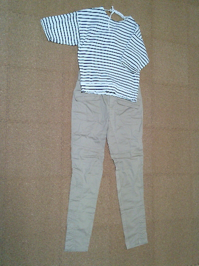 173)裾ボタンスリムサルエルパンツ 2