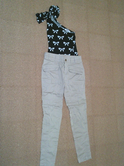 173)裾ボタンスリムサルエルパンツ 2