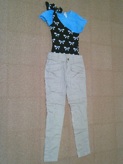 173)裾ボタンスリムサルエルパンツ 2