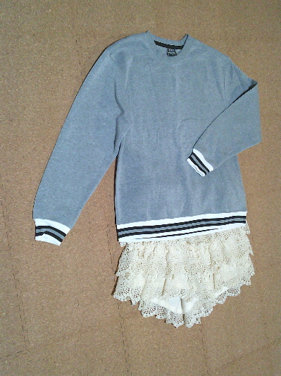 180)770円アメカジトレーナー・グレー