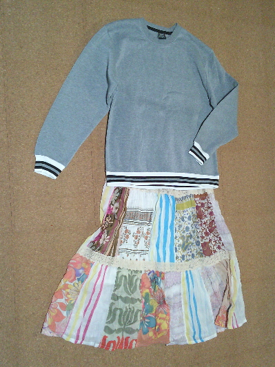 181）770円アメカジトレーナー・グレー２